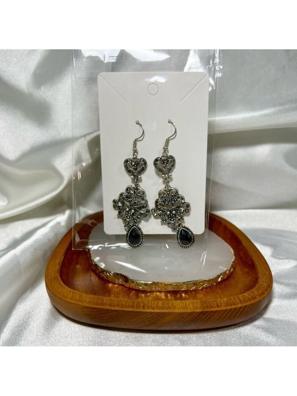 Black Dangle Earrings
